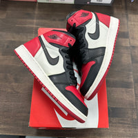Bred Toe Jordan 1 High (GS) (USED, No Box)