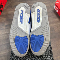 Racer Blue Jordan 3 (USED)