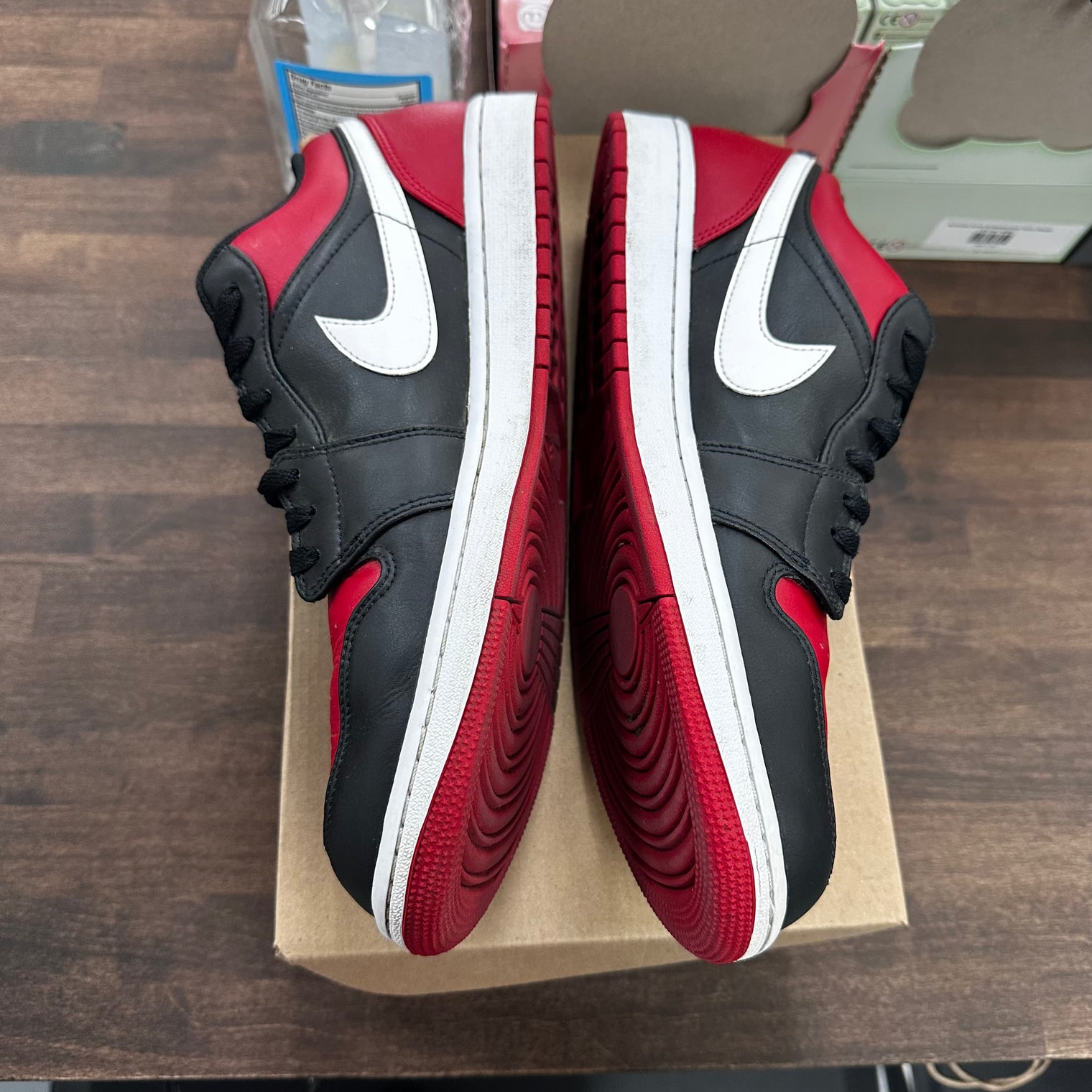 Bred Toe Jordan 1 Low (USED, No Box)