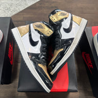 Gold Toe Patent Jordan 1 High (USED)