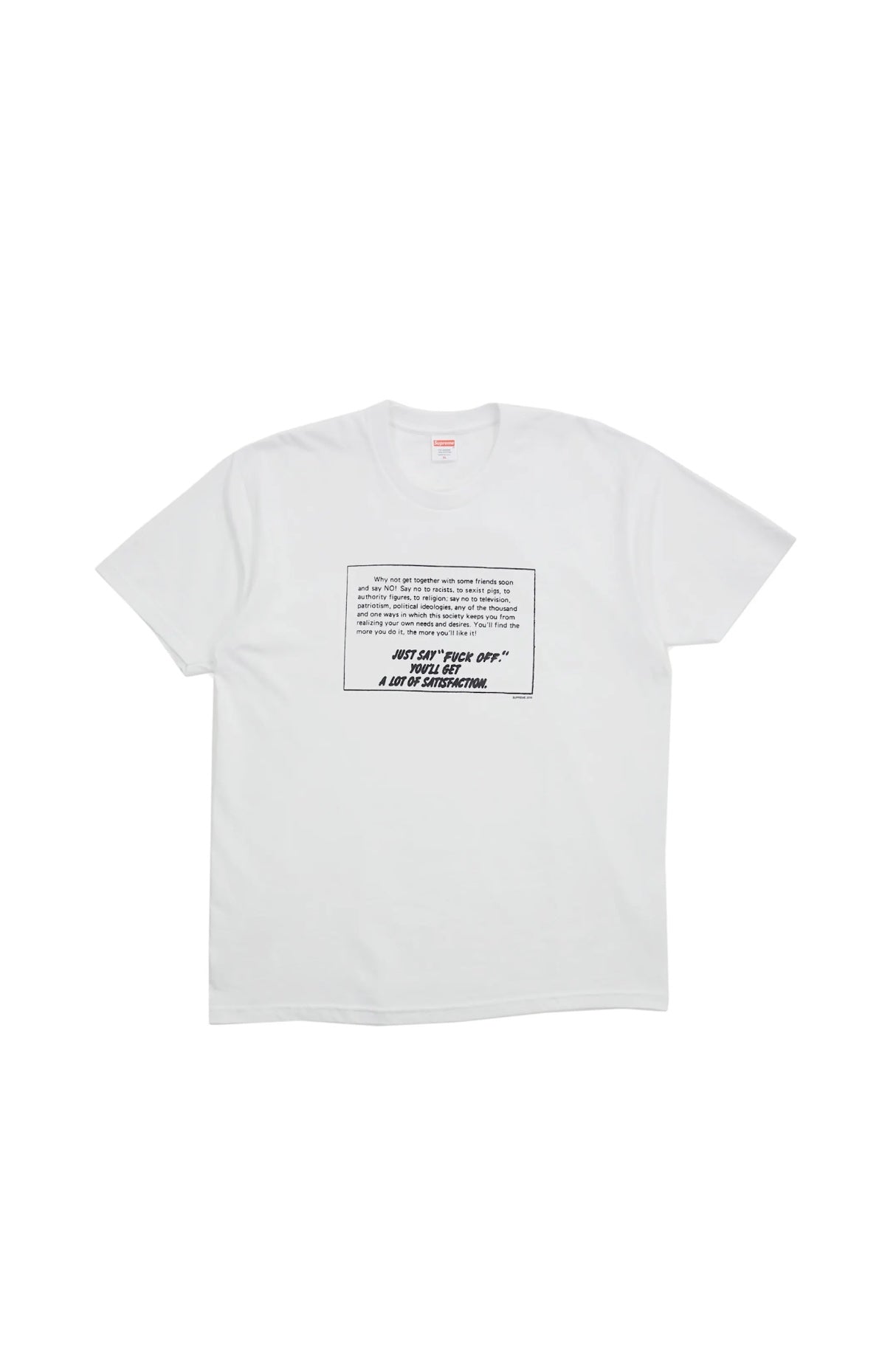 Supreme Just Say No Tee