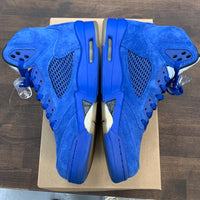 Blue Suede Jordan 5 Retro (USED,No Box)