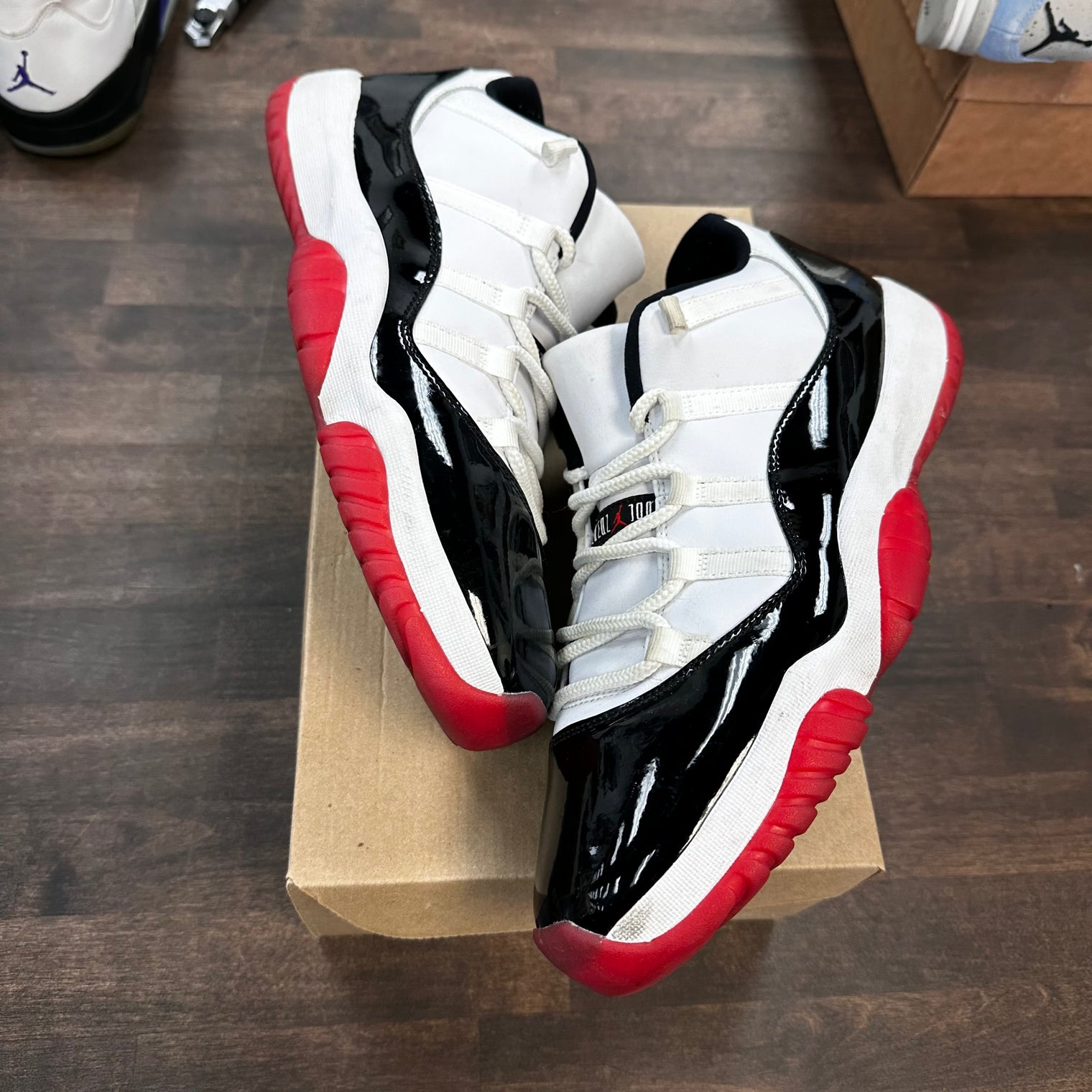 Bred Concord Jordan 11 Low (USED, No Box)