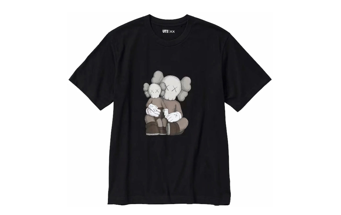 Kaws Uniqlo Tee Black (Asia Sizing)