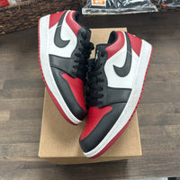 Bred Toe Jordan 1 Low (USED,NO BOX)