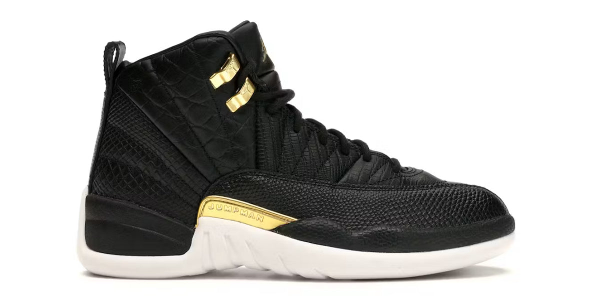 Black Metallic Gold Jordan 12 (W)