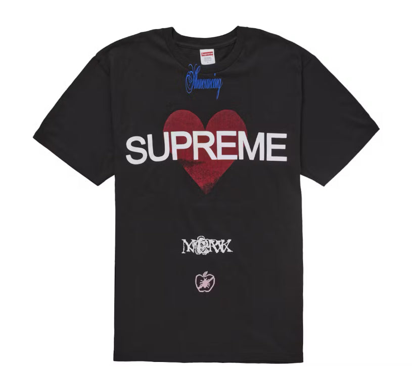 Supreme Announcing Tee Black