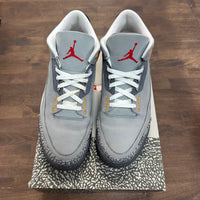 Cool Grey Jordan 3 (USED)