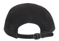 Washed Chino Twill Supreme Camp Cap Black