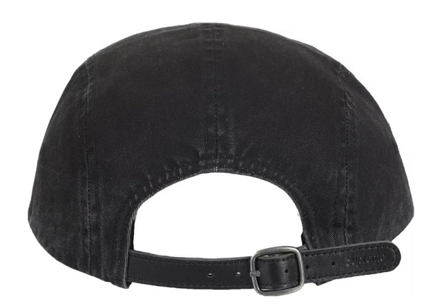 Washed Chino Twill Supreme Camp Cap Black