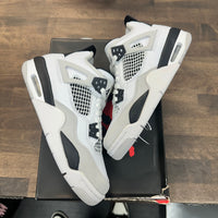 Military Black Jordan 4 (GS) (New with minor defects)