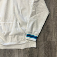 Supreme Striped Cuff Hoodie White (USED)
