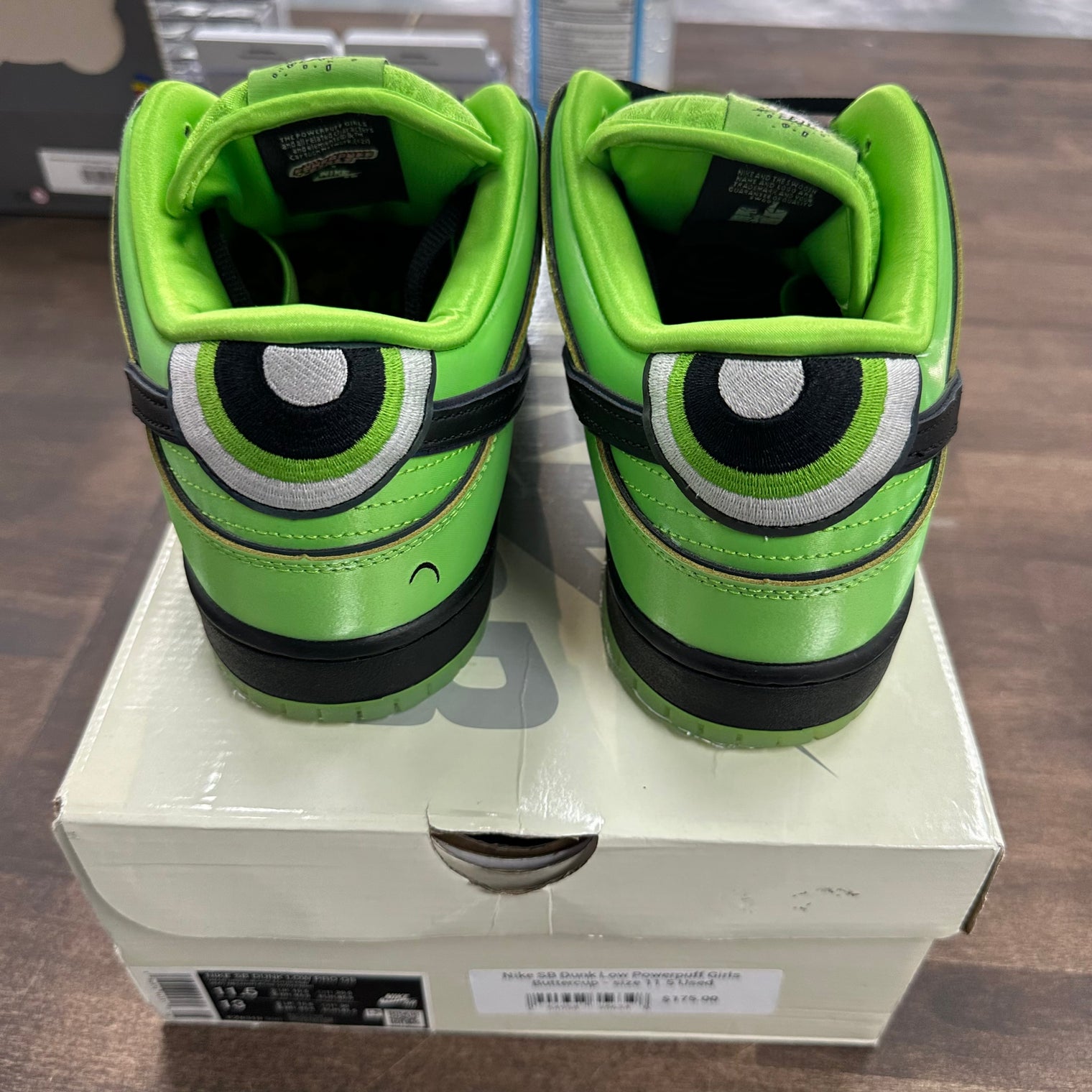 Buttercup Powerpuff Girls Sb Dunk Low (USED)