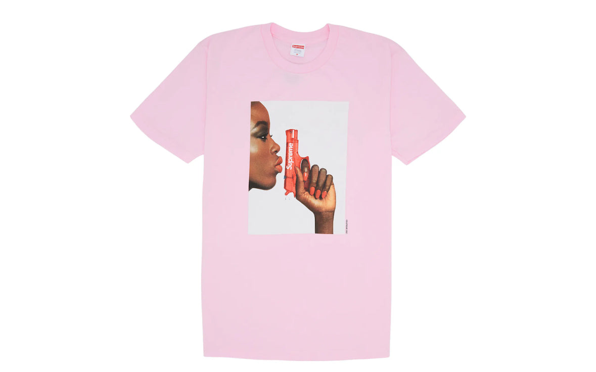 Supreme Water Pistol Tee Light Pink