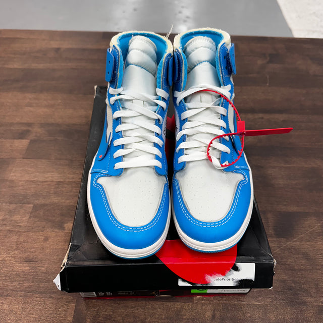 University Blue Off-White Jordan 1 High (USED)