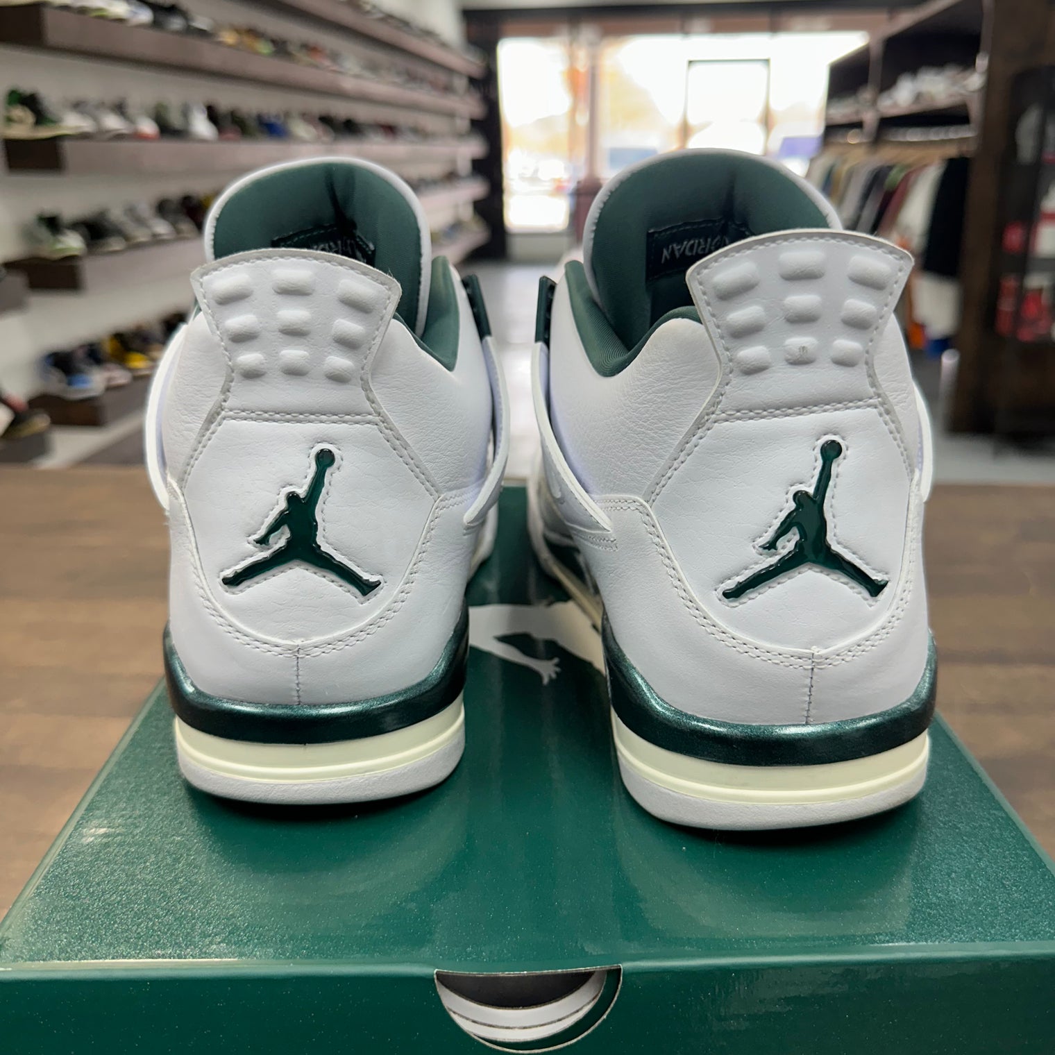 (W) Oxidized Green Jordan 4 (USED)