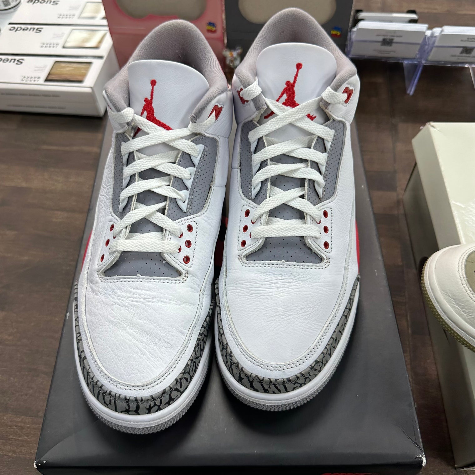 Fire Red Jordan 3 (USED)