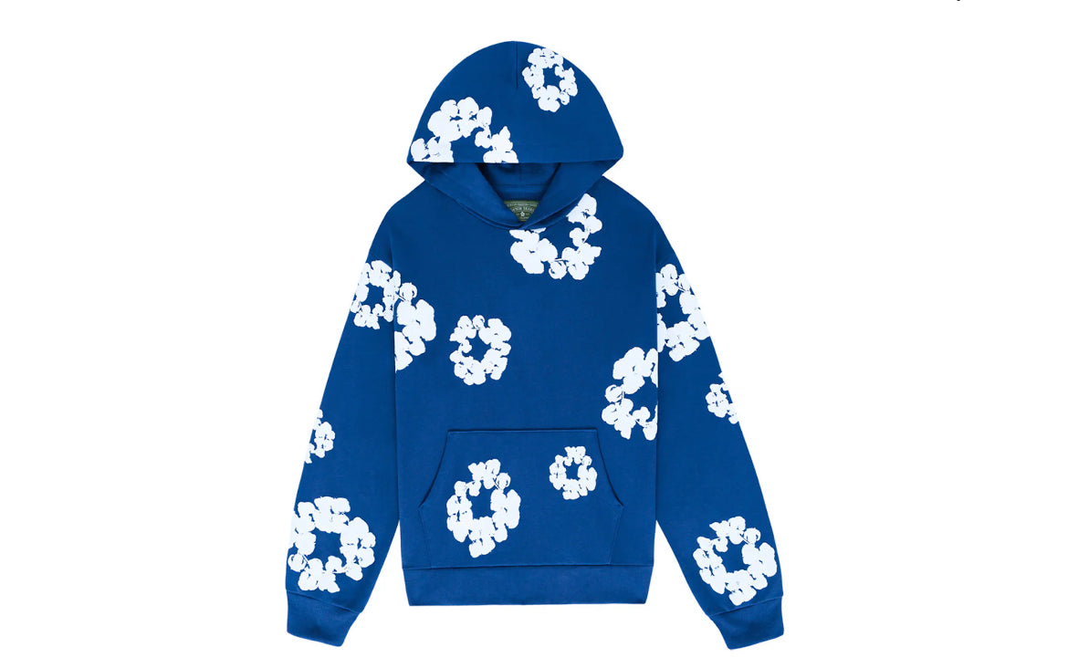 Denim Tears Blue Wreath Hoodie
