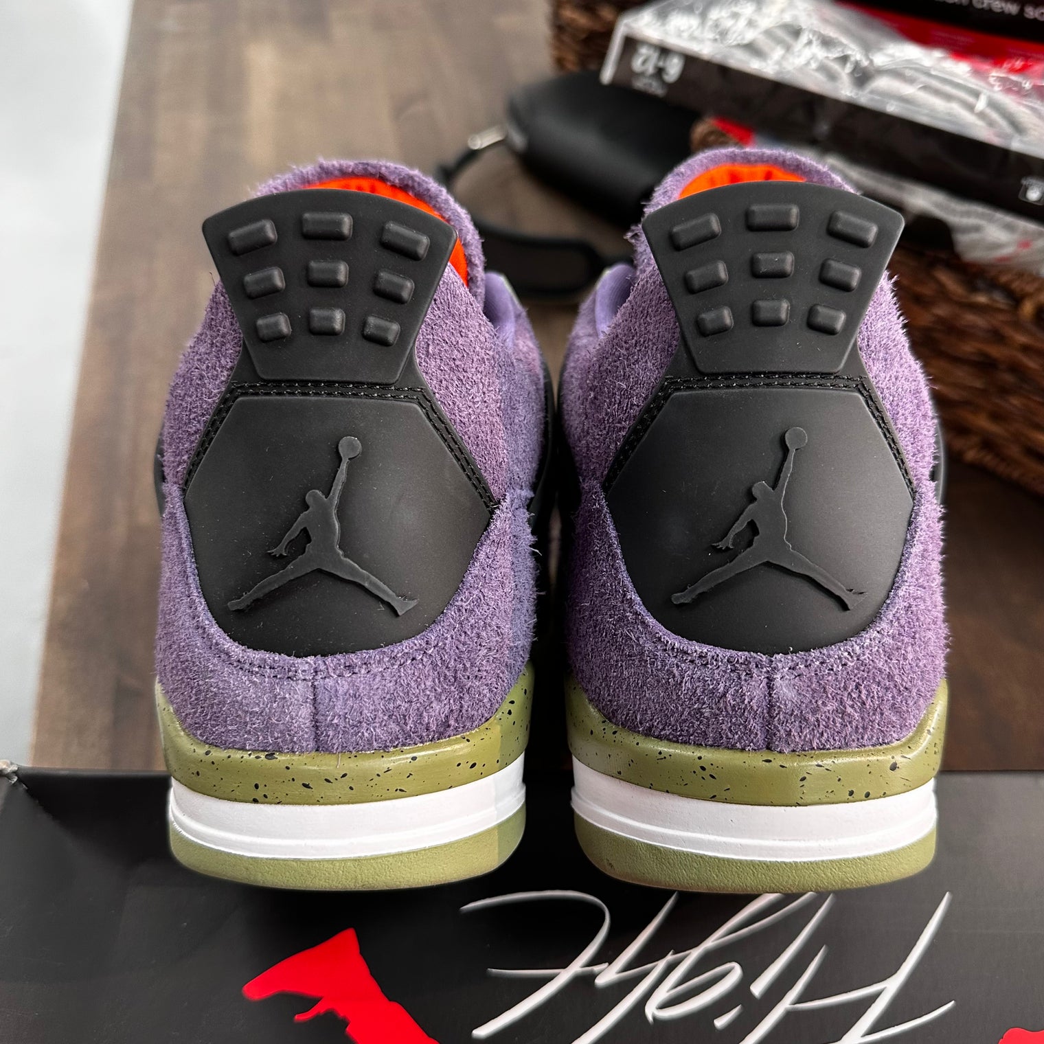(W) Canyon Purple Jordan 4 (USED)