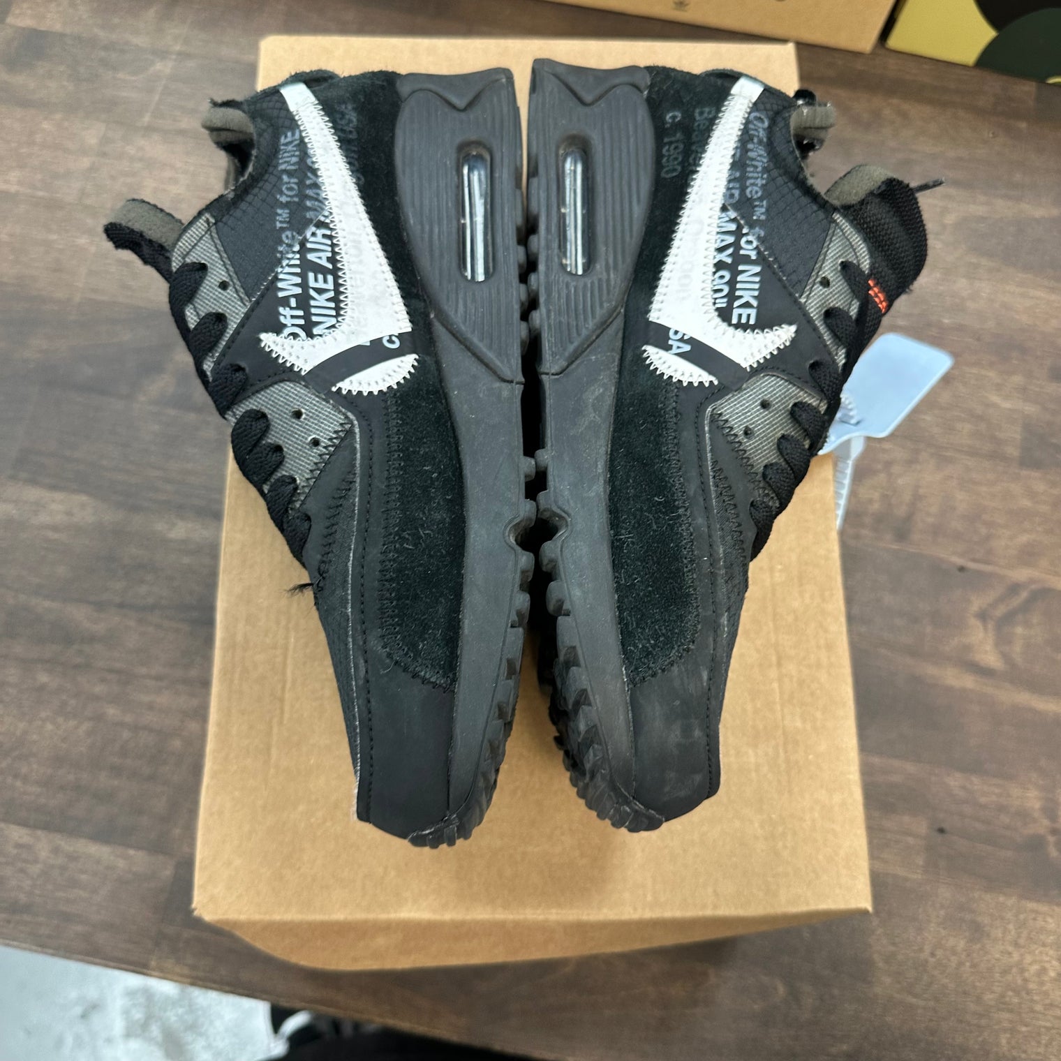 Black Off White Air Max 90 (USED, No Box)