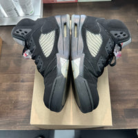 Black Metallic Jordan 5 (USED,No Box)