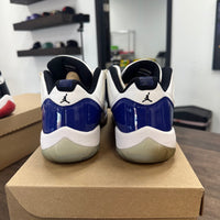 White Concord Jordan 11 Low (USED,NO BOX)