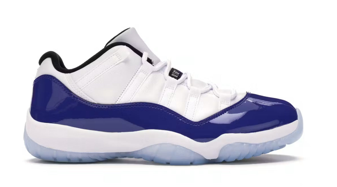 White Concord Jordan 11 Low (W)