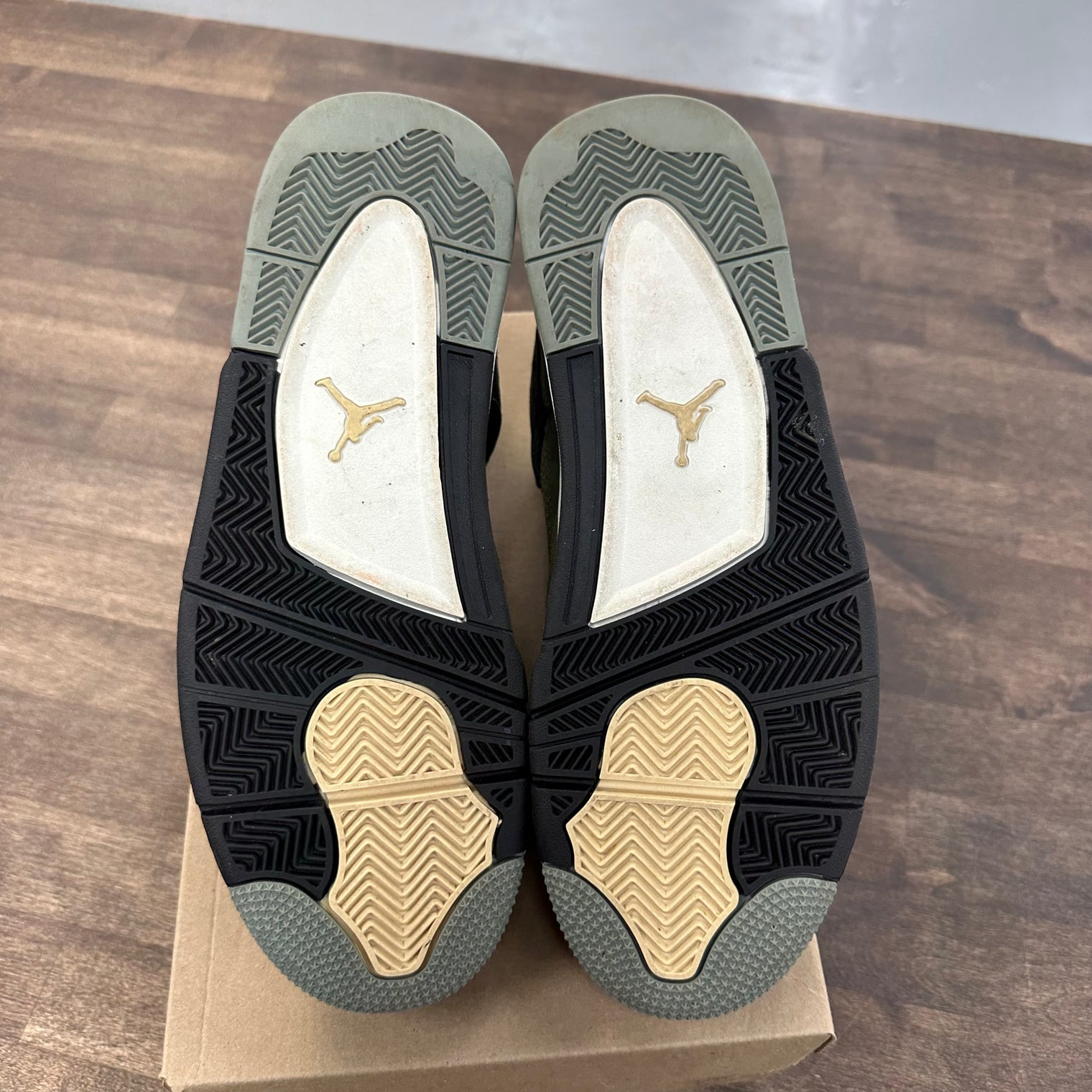 Craft Olive Jordan 4 (USED, No Box)