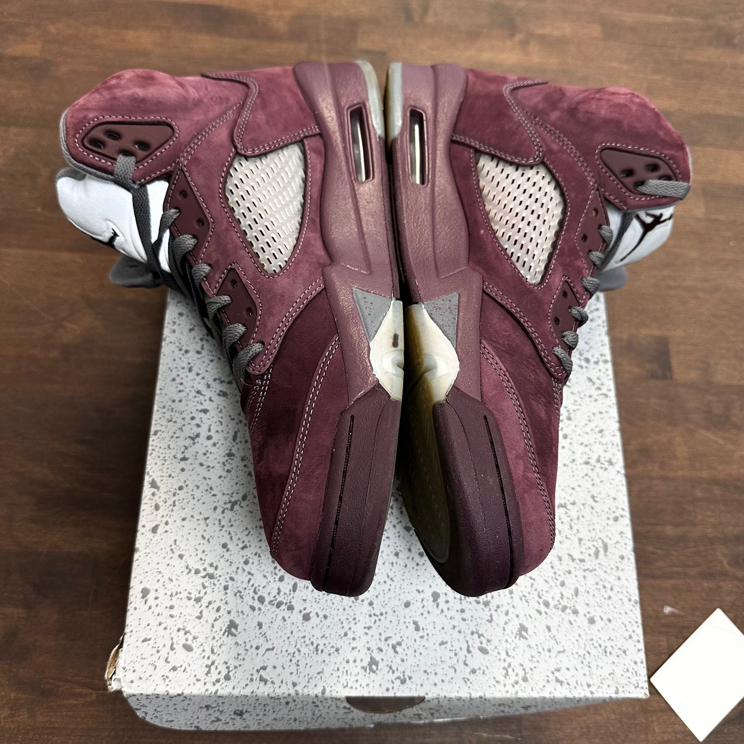 Burgundy Jordan 5 (USED)