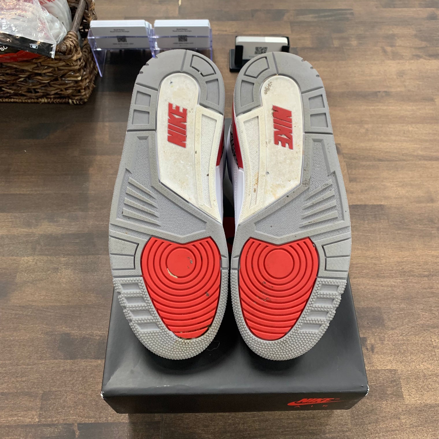 Fire Red Jordan 3 (USED)
