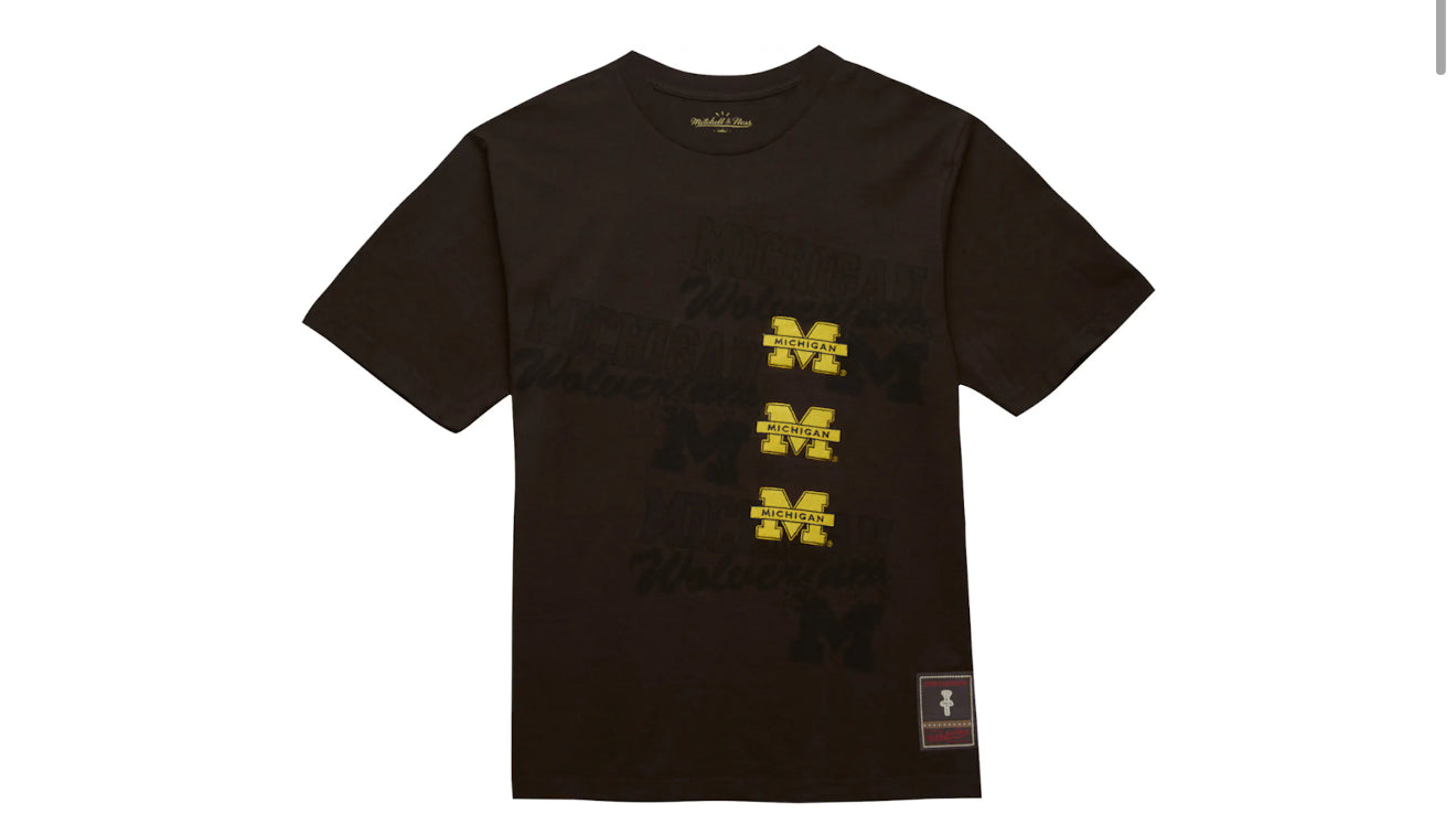 Travis Scott Mitchell Ness Michigan Wolverines Tee