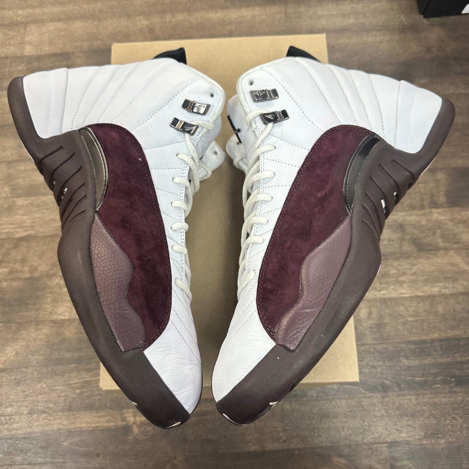 A Ma Maniere Burgundy Jordan 12 (W) (USED, No Box)