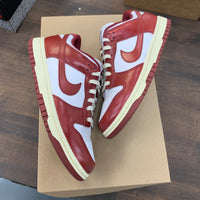 (W) Vintage Red Nike Dunk Low (USED,No Box)