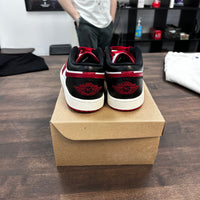 (W) Reverse Black Toe Jordan 1 Low (USED,No Box)