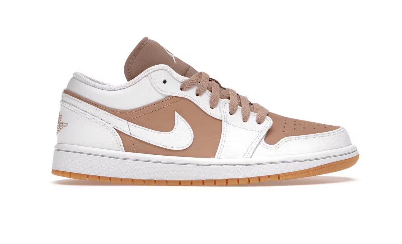Jordan 1 Low Gum White