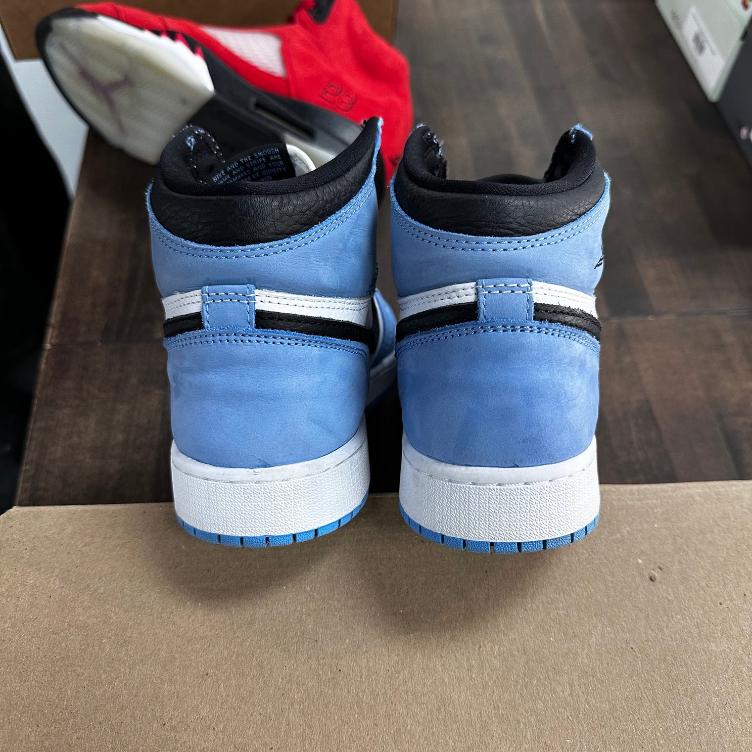University Blue Jordan 1 High (GS) (USED, No Box)