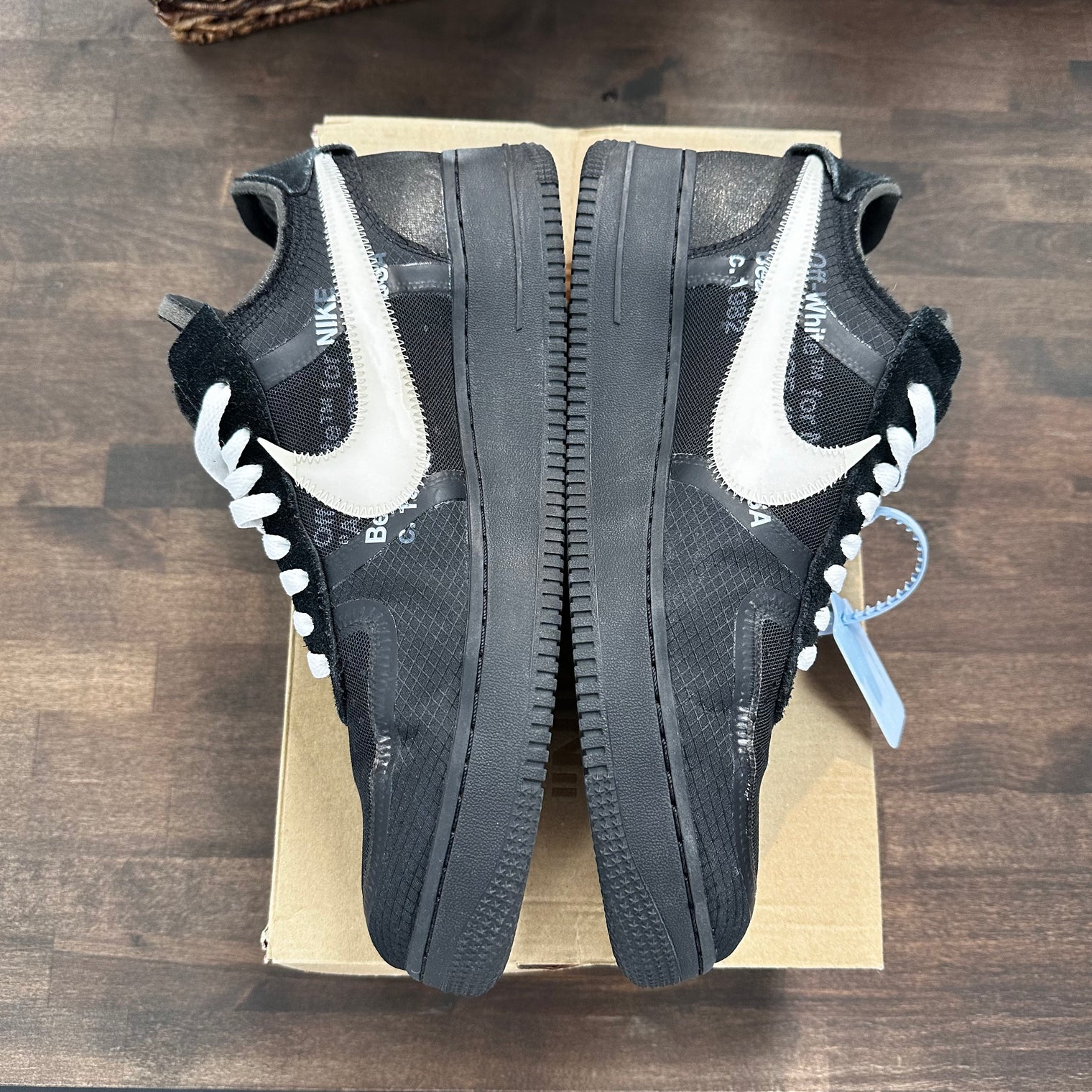 Off White Air Force 1 Black White (USED)