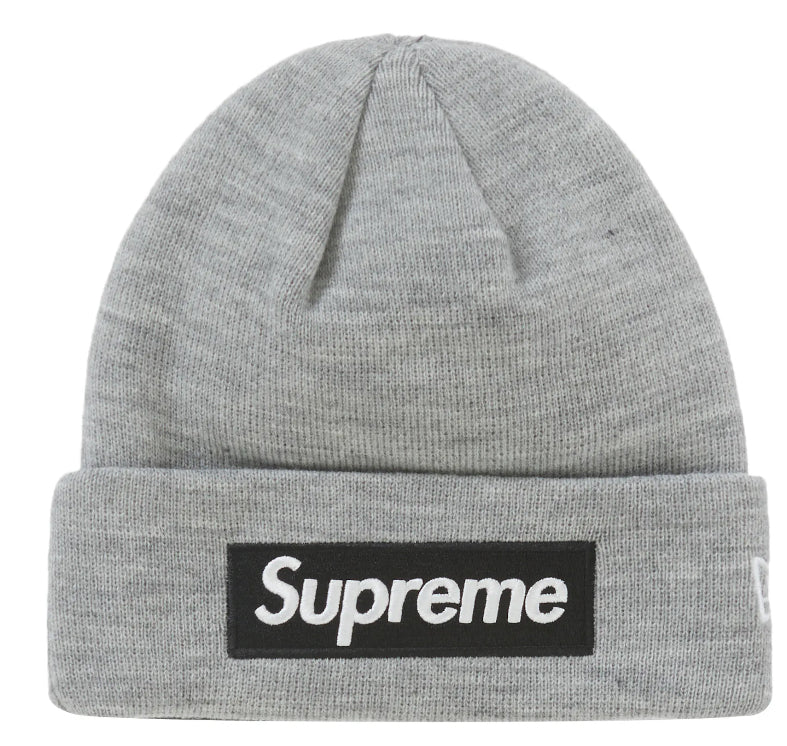 Box Logo Beanie Heather Grey (FW22)