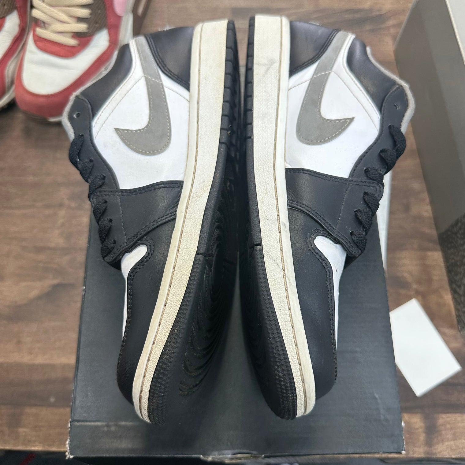 Black White Grey Jordan 1 Low (USED)