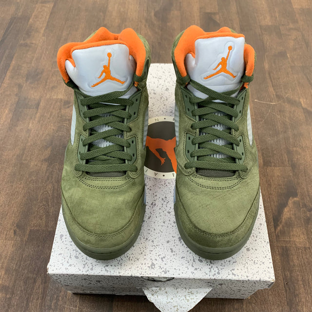 Nike Jordan 5 Olive 2024 (USED)