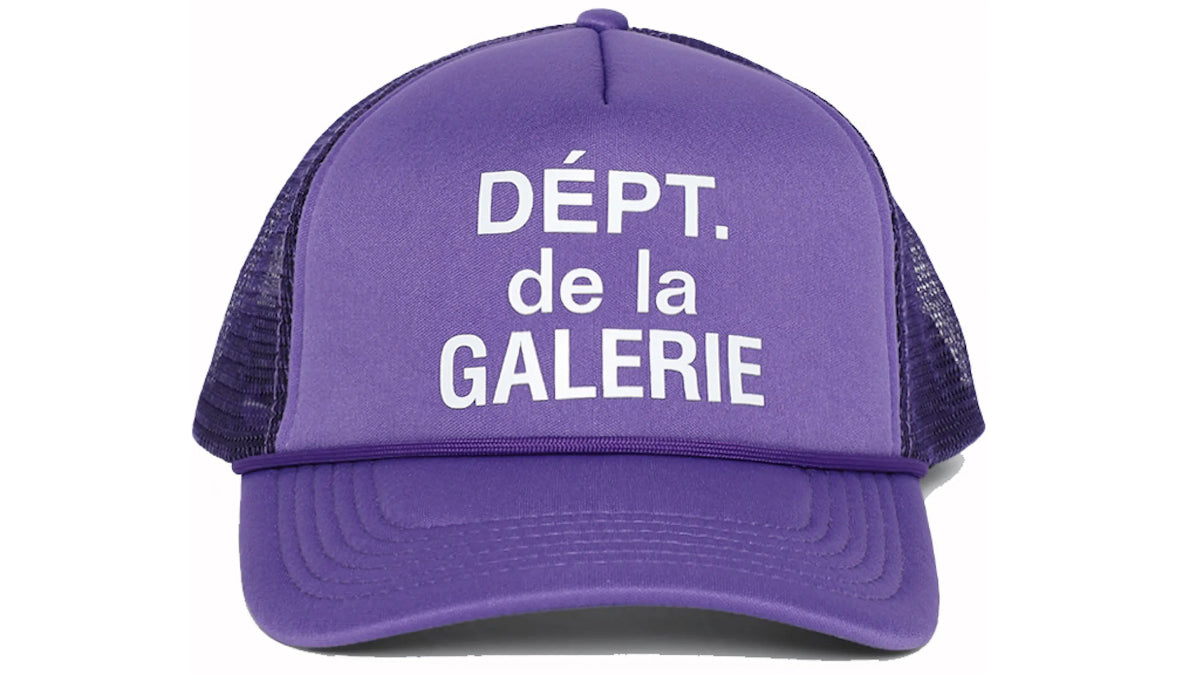 Gallery Dept. French Logo Trucker Hat Purple