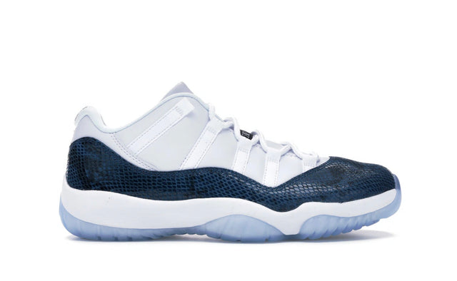 Jordan 11 Low Snake Navy