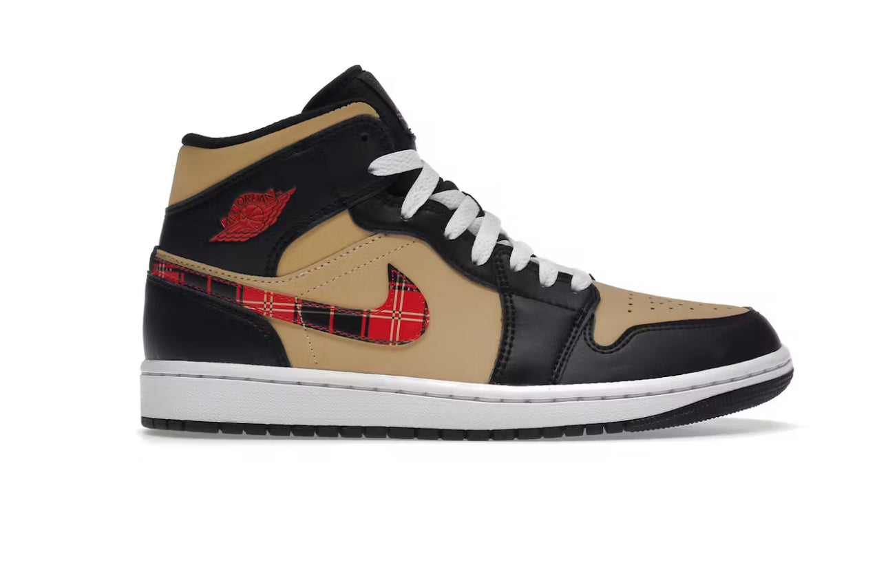 Tartan Swoosh Jordan 1 Mid