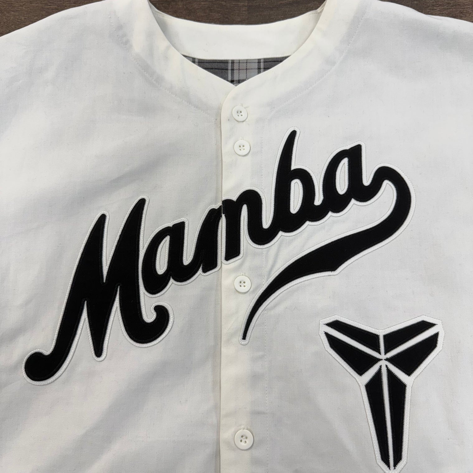Kobe Mamba Baseball Jersey White (USED)