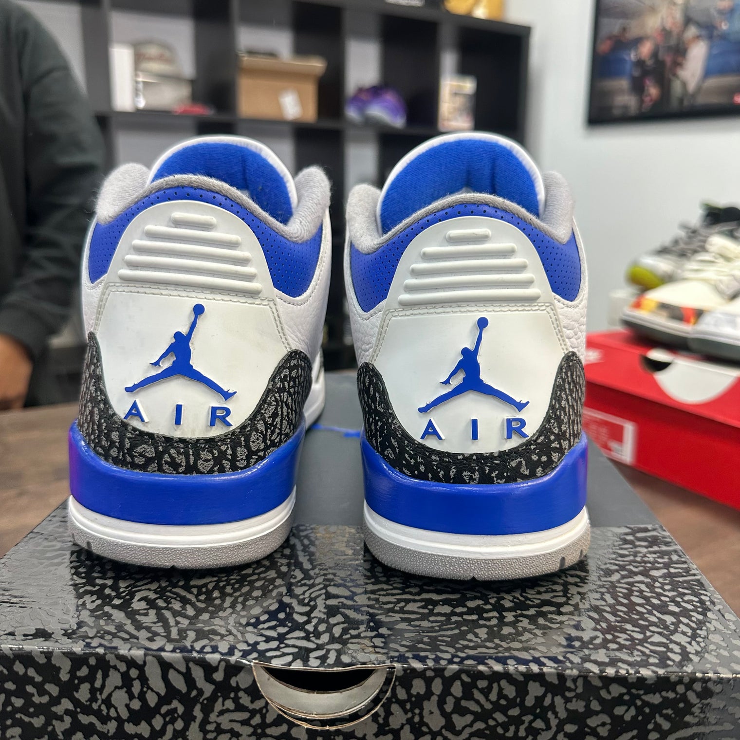 Racer Blue Jordan 3 (USED)