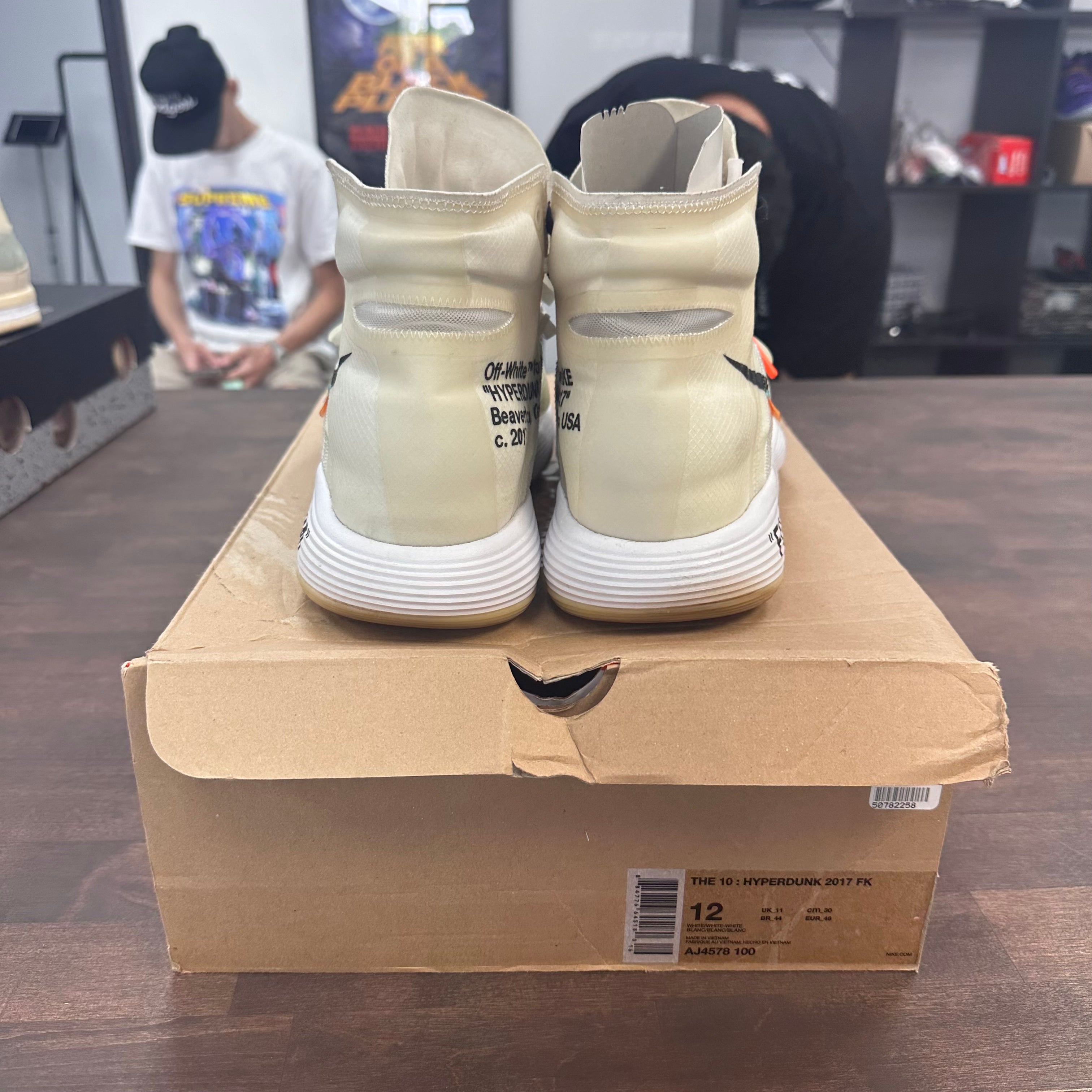 Fake hyperdunk off white best sale