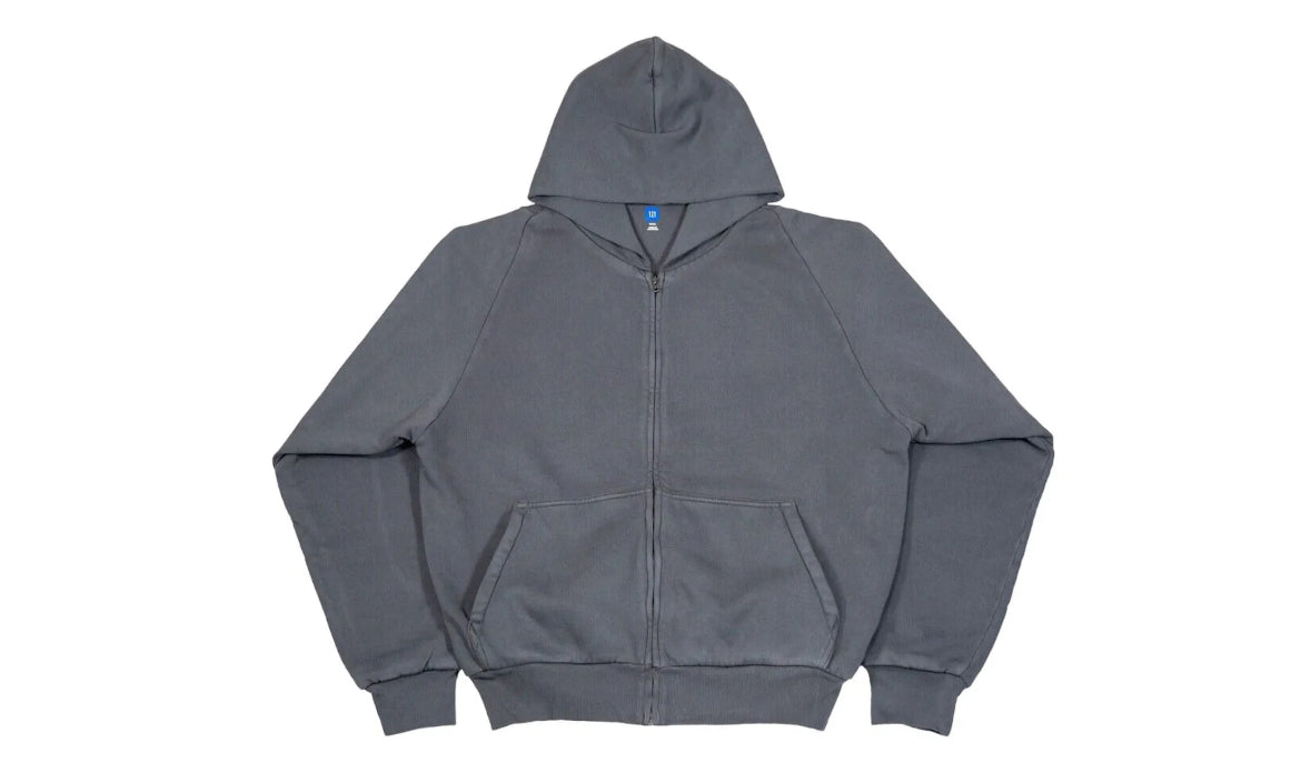 Yeezy Gap Zip Up Exclusive Hoodie Dark Grey