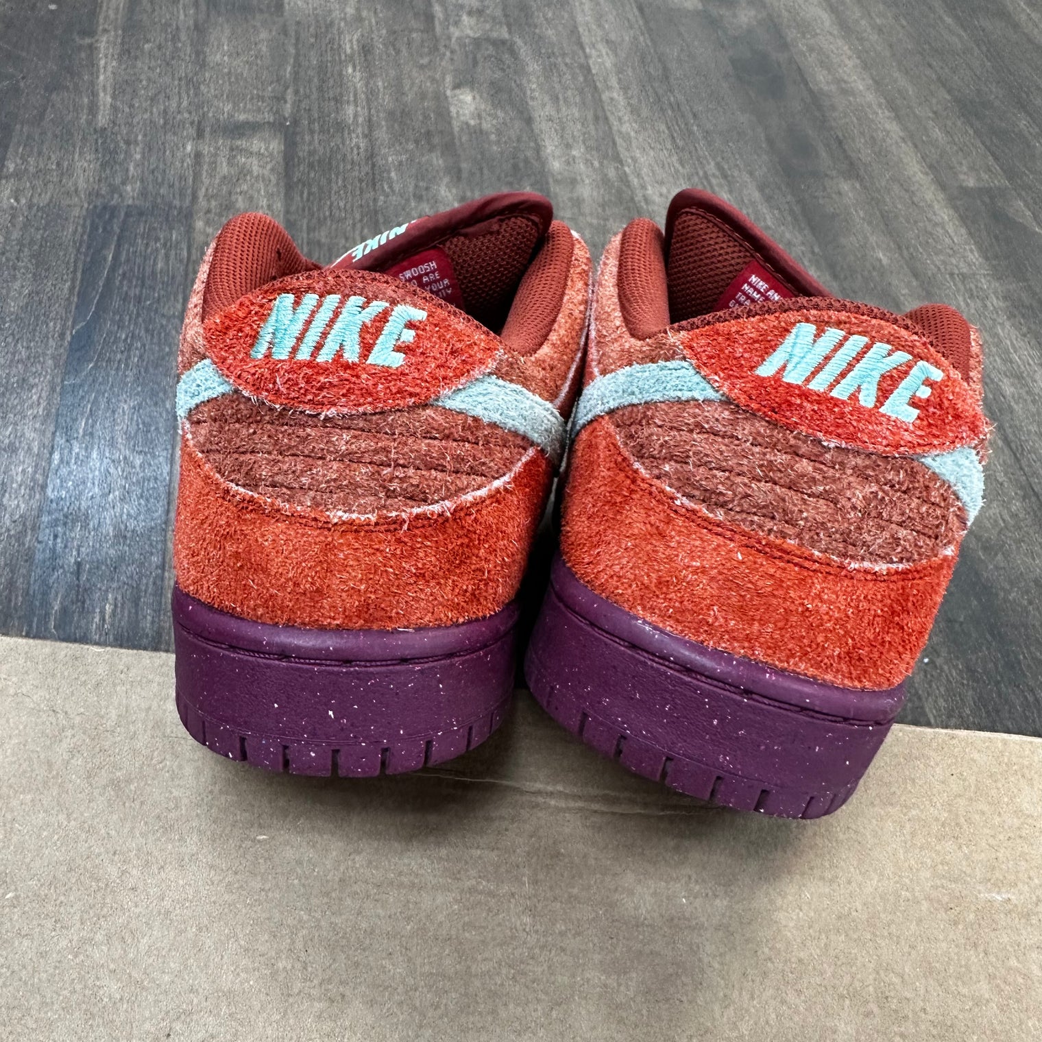 Mystic Red SB Dunk Low (USED, No Box)