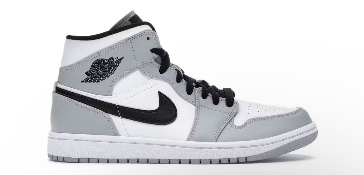 Jordan 1 Mid Light Smoke Grey