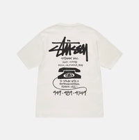 Stussy Old Phone Tee White